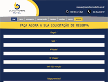 Tablet Screenshot of caxiasthermashotel.com.br